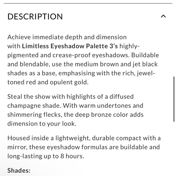 NIB Eyeko London limitless shadow palette. 3. - Picture 5 of 7